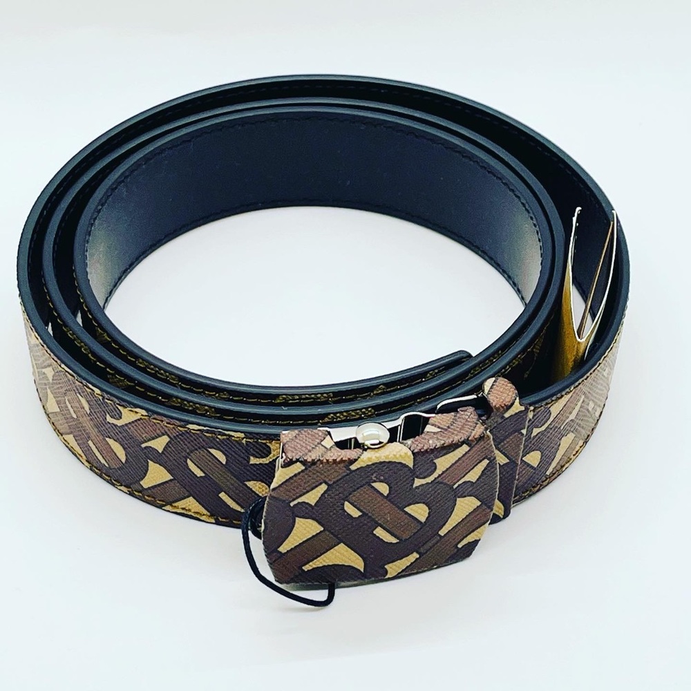 Burberry Belt in Monogram E-Canvas 105cm/42inches